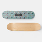 猫および犬の航海のなパターン|はあなたの名前を加えます スケートボード (横)