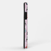 猫および花のパターン Case-Mate iPhoneケース (裏面/右)