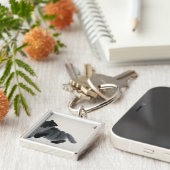 猫および蝶 キーホルダー (側面)