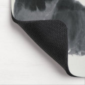 猫および蝶 マウスパッド (コーナー)