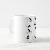 猫および金魚、アレグサンダーSteinlen コーヒーマグカップ (正面左)