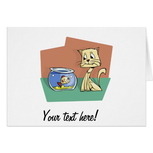 猫および魚ボールのclipart (正面横)