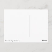 猫および鳥 ポストカード (裏面)