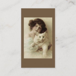 猫およびPURRfect Beauty女性名刺 名刺