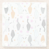 猫お尻コースター ガラスコースター (裏面)