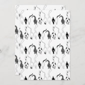 猫お尻パターン シーズンカード (正面/裏面)