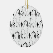 猫お尻パターン セラミックオーナメント (右)