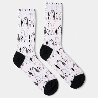 猫お尻パターン ソックス