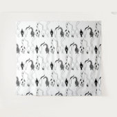 猫お尻パターン タペストリー (正面(横))