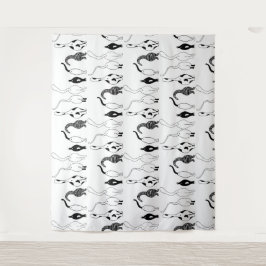 猫お尻パターン タペストリー