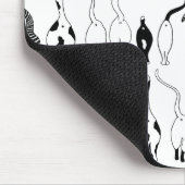 猫お尻パターン マウスパッド (コーナー)