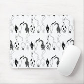 猫お尻パターン マウスパッド (マウス)