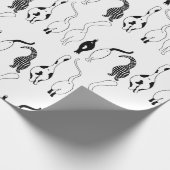 猫お尻パターン ラッピングペーパー (角)