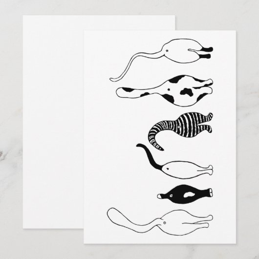 猫お尻 シーズンカード (正面/裏面)