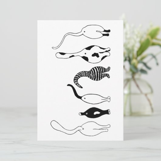 猫お尻 シーズンカード (スタンド正面)