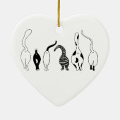 猫お尻 セラミックオーナメント (裏面)