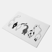 猫お尻 ドアマット (アングル)