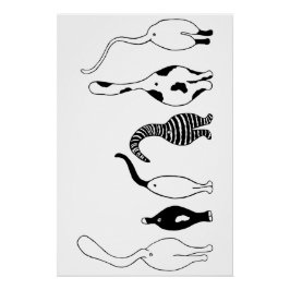 猫お尻 ポスター