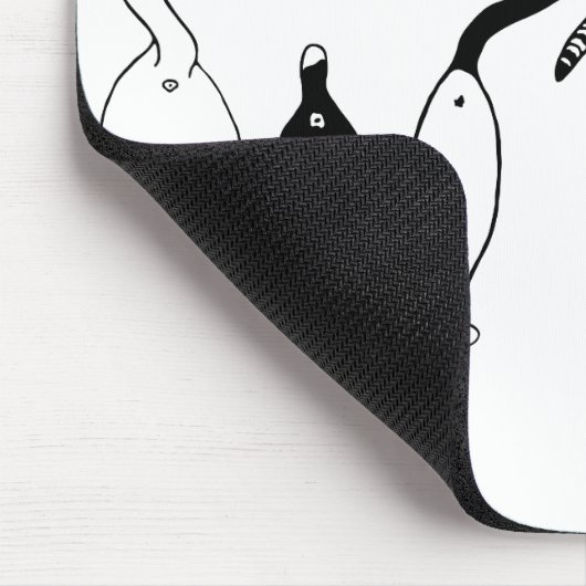 猫お尻 マウスパッド (コーナー)