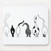 猫お尻 マウスパッド (正面)