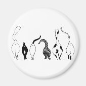 猫お尻 マグネット (正面)