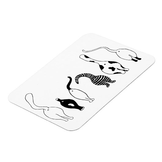 猫お尻 マグネット (左側)