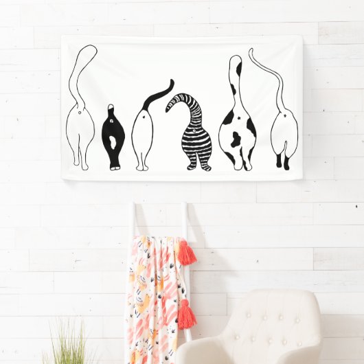 猫お尻 横断幕 (インサイチュ)