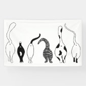 猫お尻 横断幕 (横)