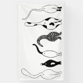 猫お尻 横断幕 (縦)