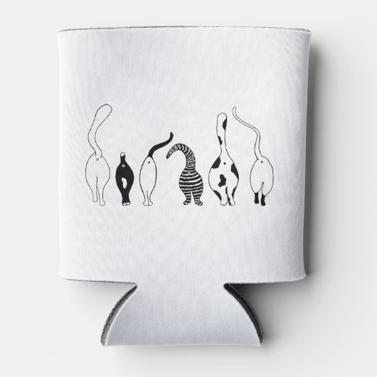 猫お尻 缶クーラー (正面)