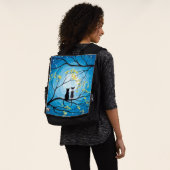 猫お洒落がいる月 バックパック (着用)