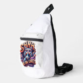 猫お洒落の声が聞こえない気に スリングバッグ (右コーナー)