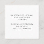 猫お洒落カスタムキッド遊ズ群 コーリングカード (裏面)