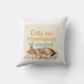 猫お洒落可愛おもしろいい クッション (裏面)