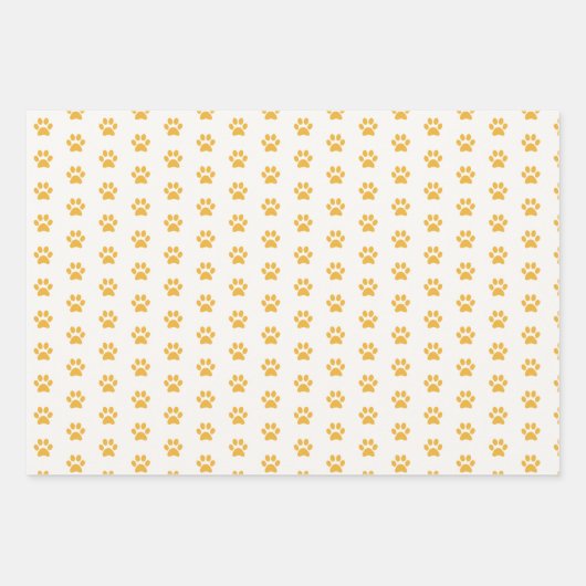 猫お洒落柄をテーマにしたカラフル ラッピングペーパーシート (正面3)