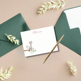 猫お洒落母猫好きかわいい水彩カスタム ポストイット