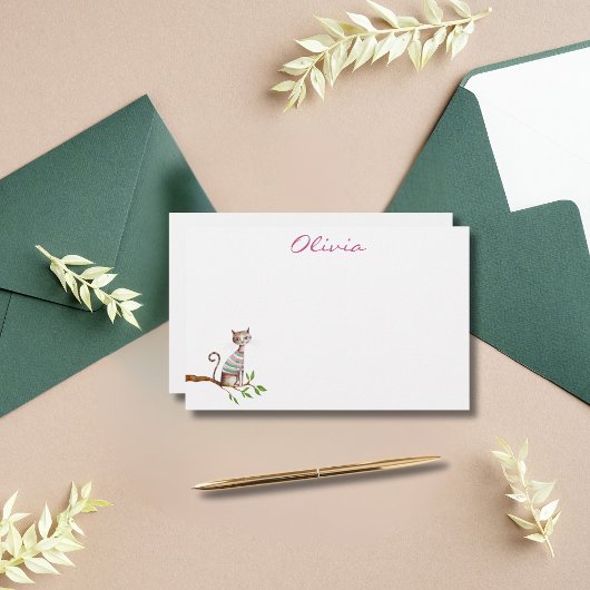 猫お洒落母猫好きかわいい水彩カスタム 便箋