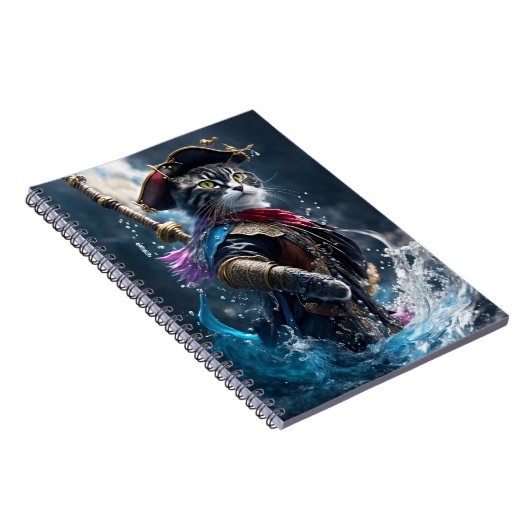 猫お洒落海賊の冒険 ノートブック (右側)