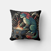 猫お洒落鍛造ファンタジー工房 クッション (正面)