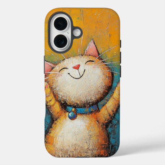 猫お洒落電話I6ケース Case-Mate iPhoneケース (裏面)