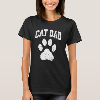 猫お父さんヴィンテージTシャツ ねこ好き おばあちゃん お母さん Tシャツ