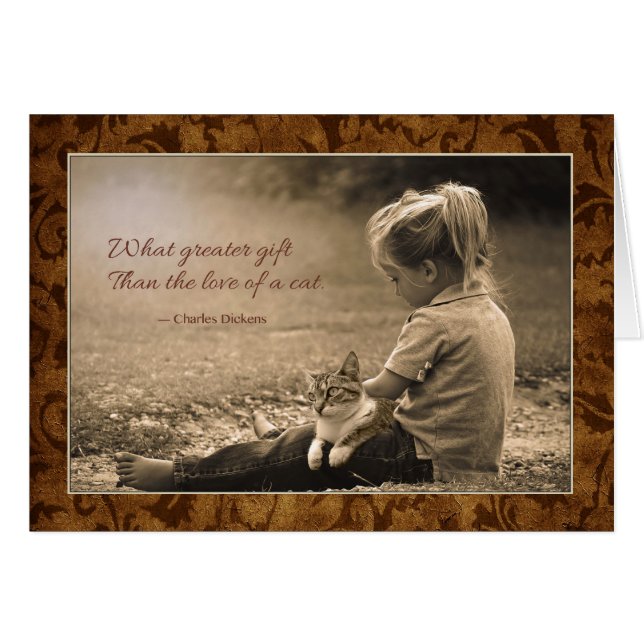 "猫かの愛よりどんな素晴らしいギフト。" (正面横)