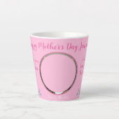 猫からおもしろい来た母の日 カフェラテマグ (正面)