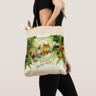 猫からのクリスマスの願い トートバッグ