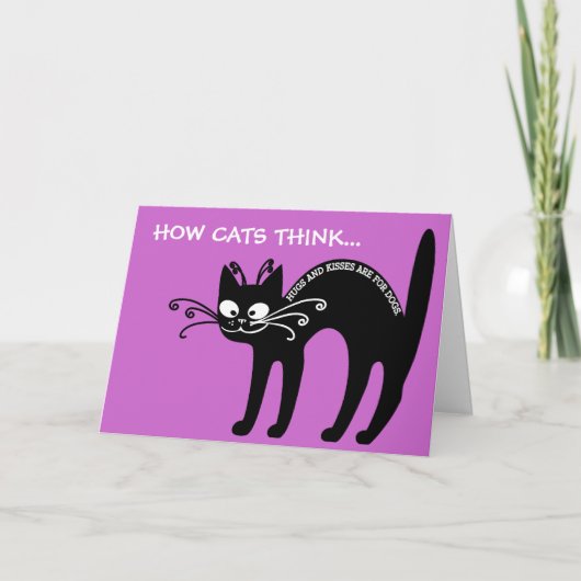 猫からのラブレター：猫エチケット シーズンカード (正面)