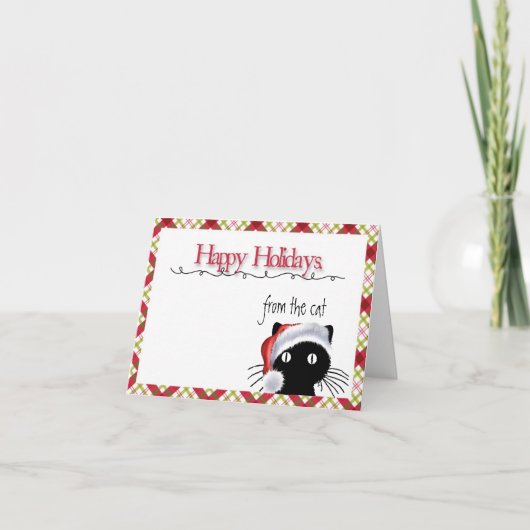 猫からの幸せな休日 シーズンカード (正面)