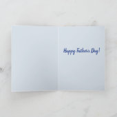 猫から人間までの父の日 カード (内部)