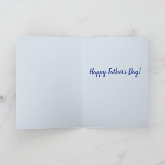 猫から人間までの父の日 カード (内部)