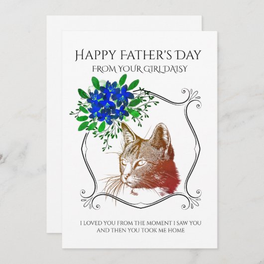 猫から来た父の幸せな日 シーズンカード (正面/裏面)