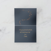 猫から贈られた神秘的なハロウィンカード カード (内部)